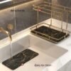 2 Layer Acrylic Countertop Organizer Clear Storage Solution for Vanity Bathroom 2 1