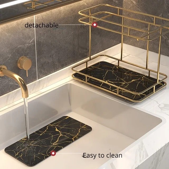 2 layers Makeup Storage Rack - Image 4