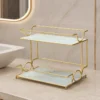 2 layer Skincare and Makeup Display Stand 3