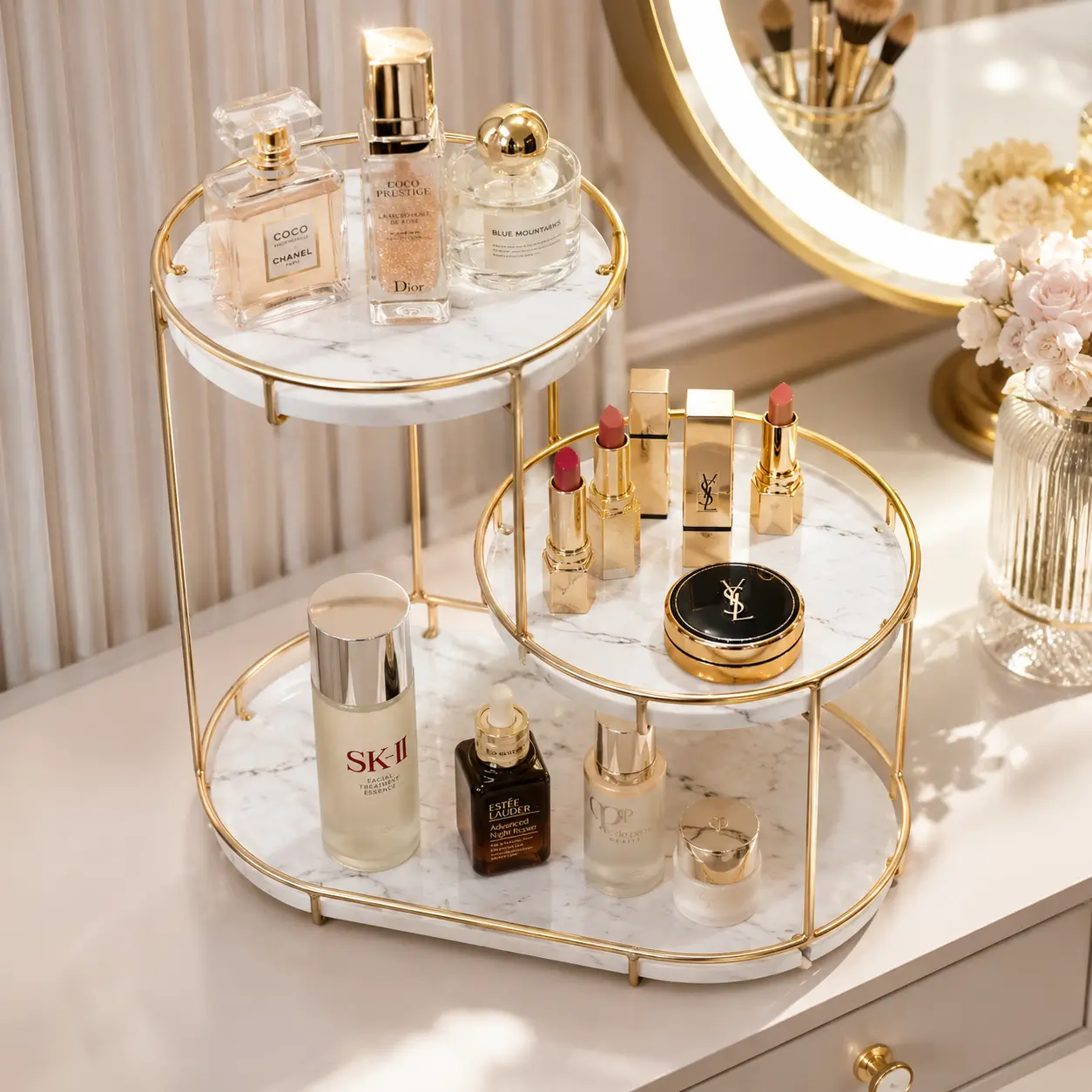 3-Tier Makeup and Cosmetic Organizer - Image 3
