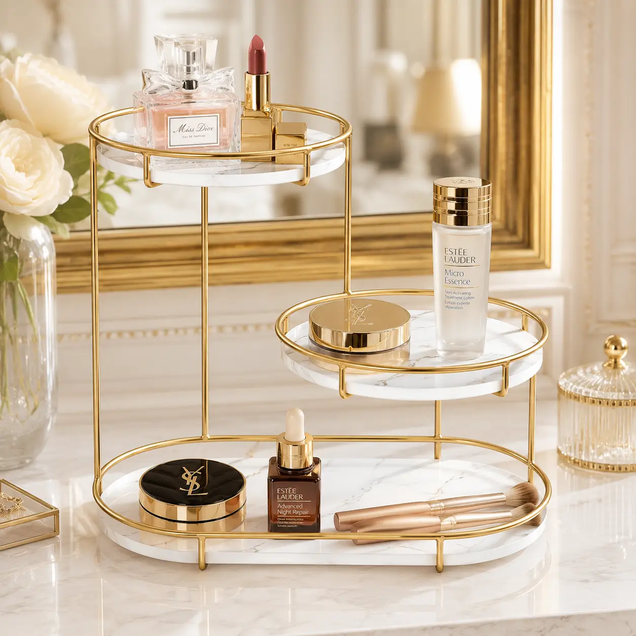 3-Tier Makeup and Cosmetic Organizer - Image 2