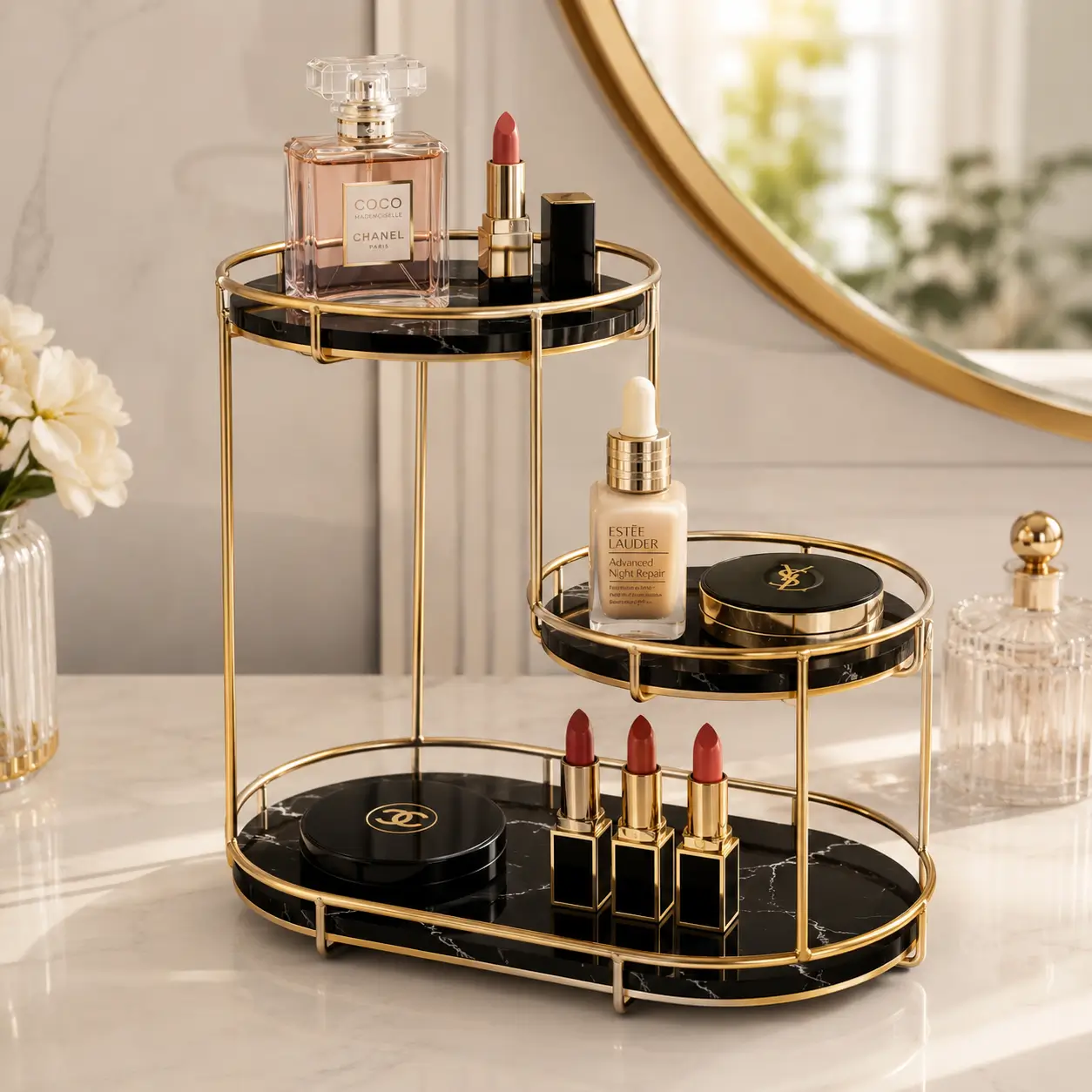 3-Tier Makeup and Cosmetic Organizer - Image 4