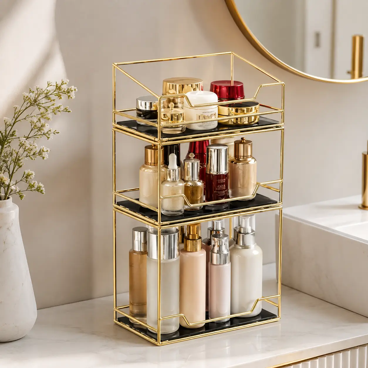 3-tier Countertop Makeup Organizer - Image 2