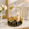 Cage Butterfly Makeup Storage Rack for Vanity 4