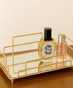 Alternative view of Vintage Cosmetic Glass Vanity Tray