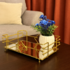 Luxury Jewelry and Perfume Organizer with a Stunning Cosmetics Tray Mirror 1 1