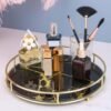 Makeup Round Tray for Perfume Jewelry Cosmetics – Stylish Vanity Organizer Display 3 1