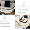 Modern Design Free Standing 2 Tier Makeup Organizer Shelf – Stylish Storage for Vanity 2 1