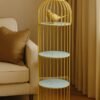 Wahaj Special 3-Layer Bird-Shaped Cage Rack-Decorative Storage Shelf for Home & Display
