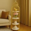 Wahaj Special 3-Layer Bird-Shaped Cage Rack-Decorative Storage Shelf for Home & Display