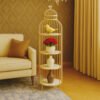 Wahaj Special 3 Layer Bird Shaped Cage Rack Decorative Storage Shelf for Home Display 2 1