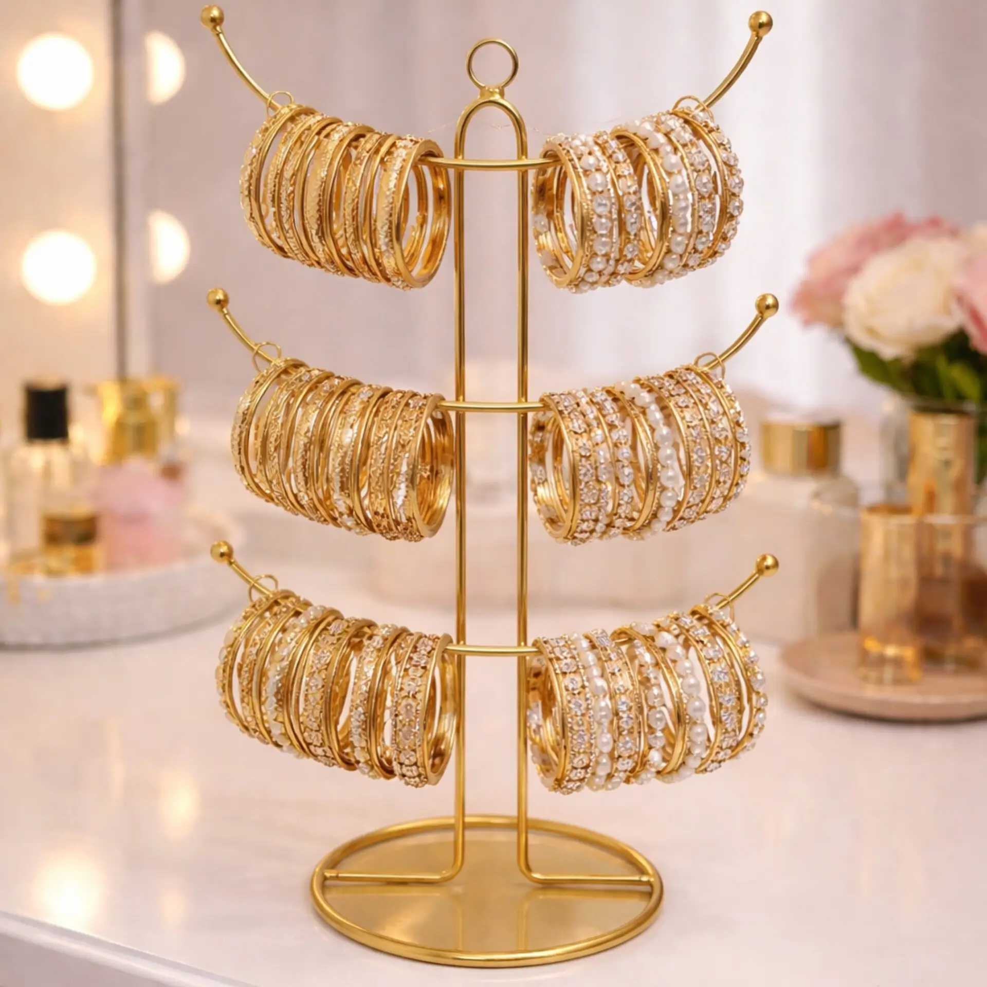 Elegant Bangle and Bracelet Jewelry Stand - Image 2