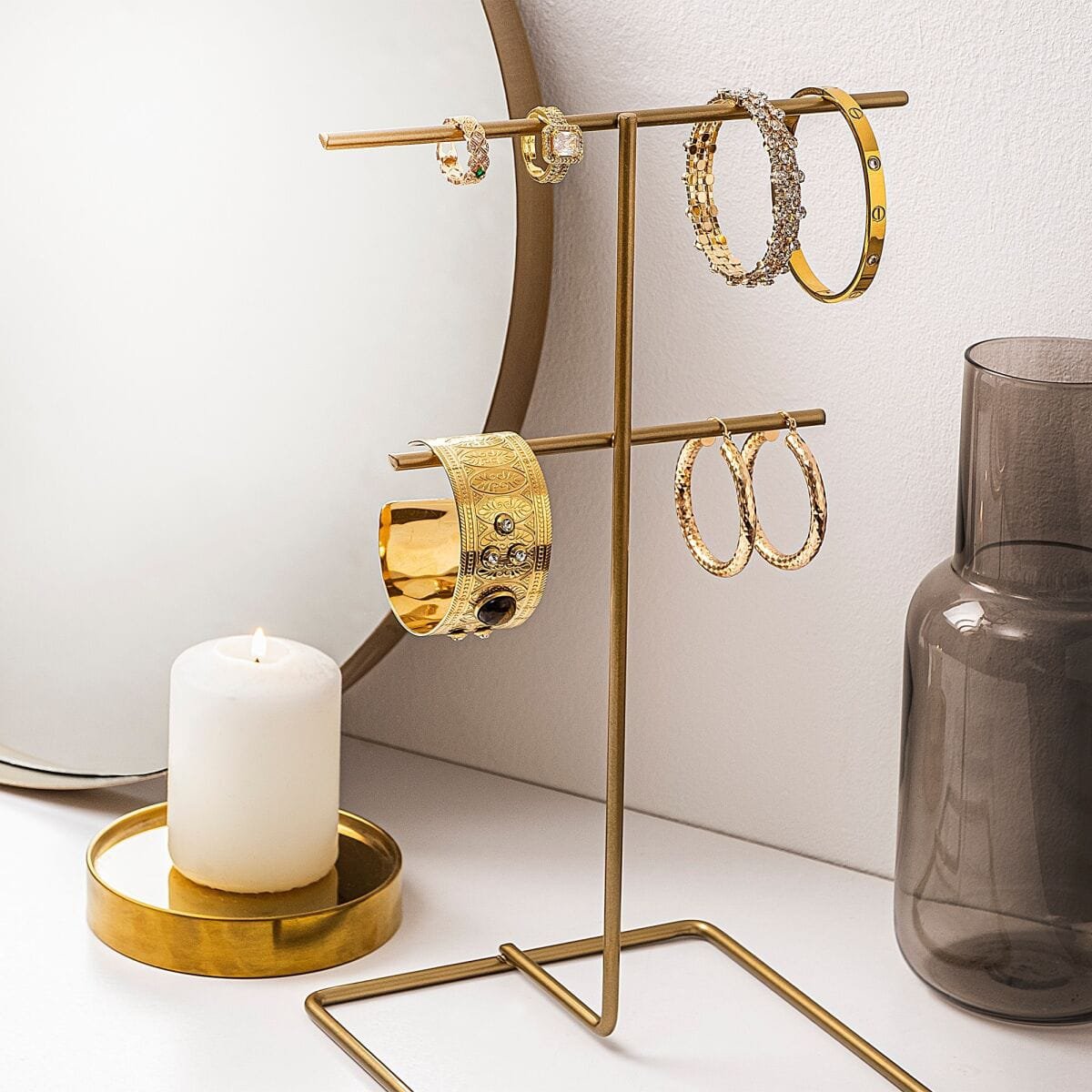 Jewelry & Bangles Display Stand – Elegant Organizer for Bracelets, Rings & More