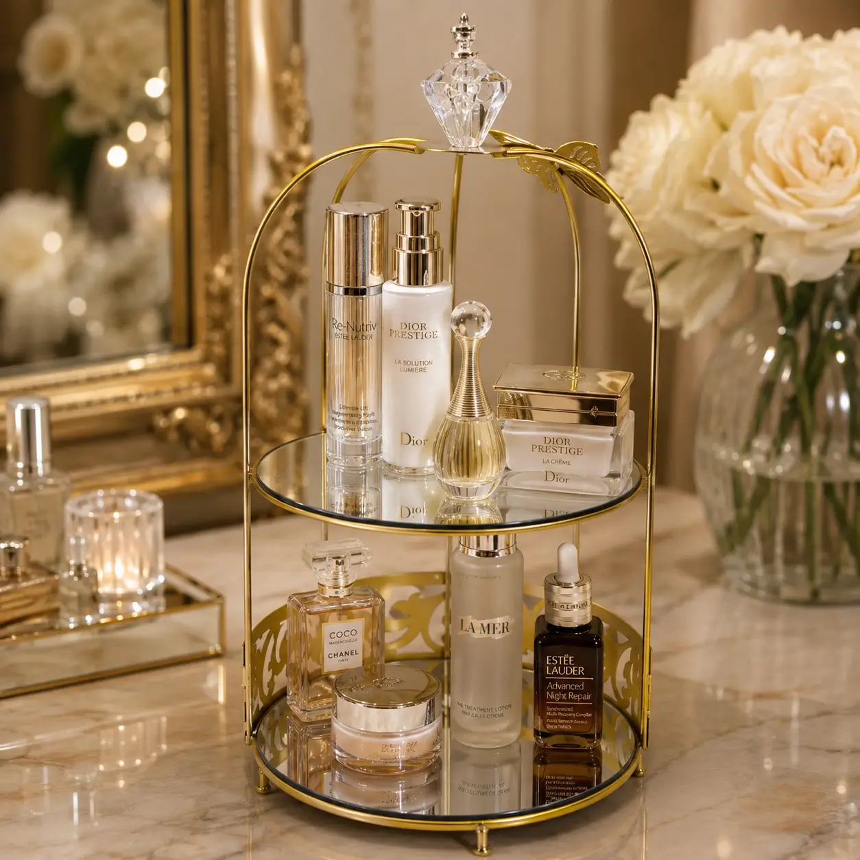 2-Tier Makeup Organizer