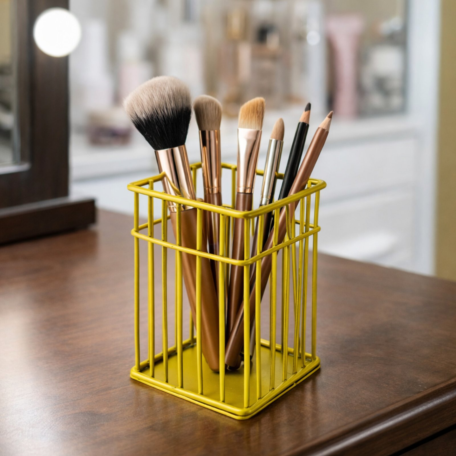 Makeup Brush Holder Metal Stand - Image 2