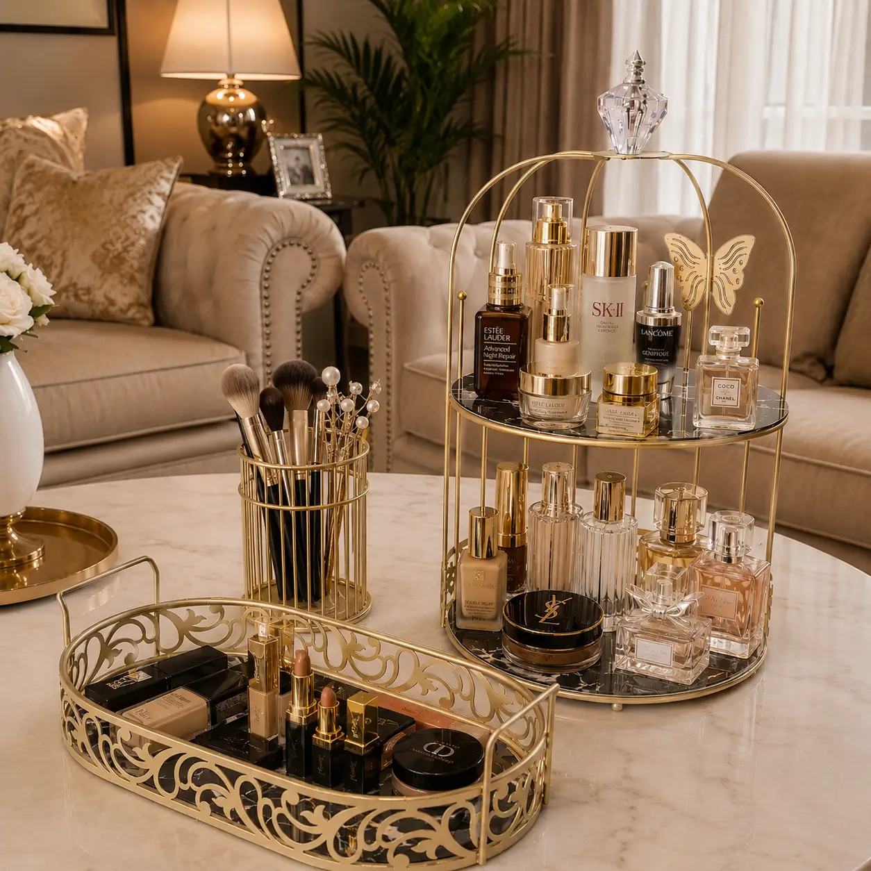 Buy 2 Get 1 Free | Luxury Makeup Organizer Collection - Image 3