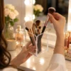 acrylic makeup brush holder 2