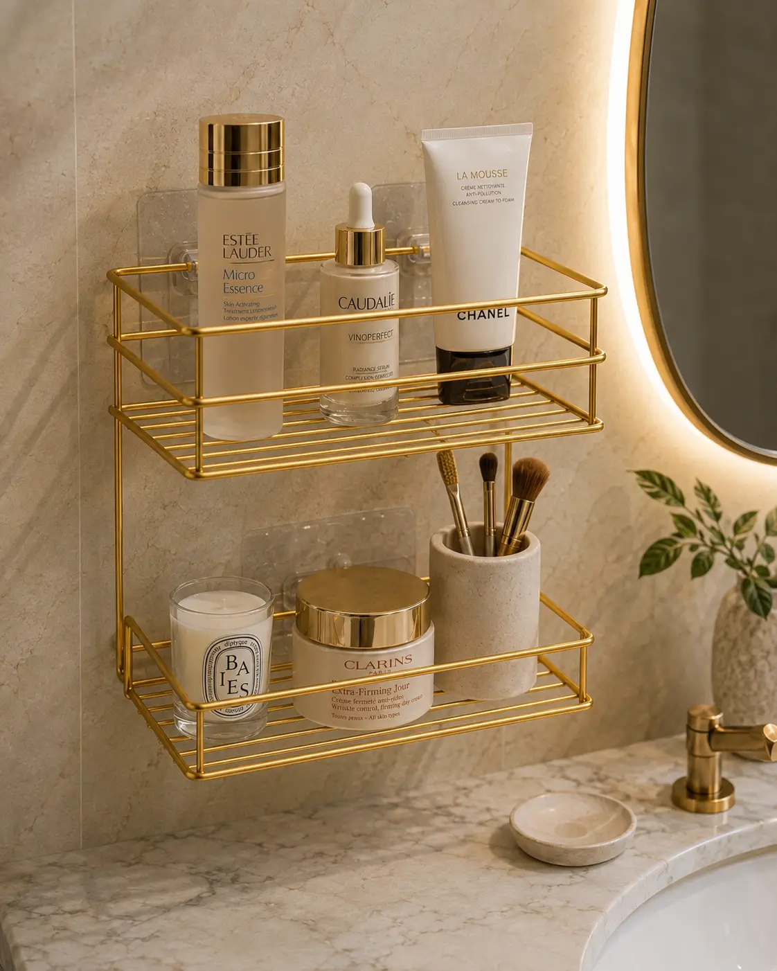 Wall Mounted Bathroom Storage Shelf - Image 3